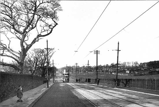 Benwell Lane looking west in 1929