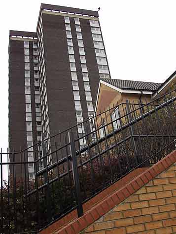 New housing and high rise, Gill Street