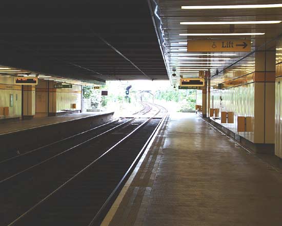 Rail level platforms