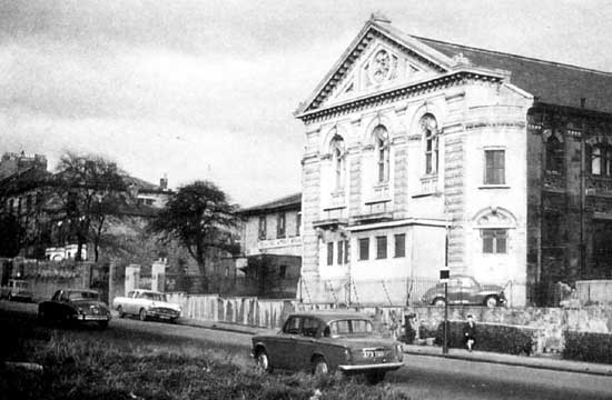 Baptist Church newly cleaned in 1964